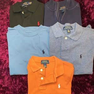 Collection Of Boys Polo Shirts